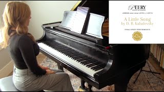 A Little Song by D B Kabalevsky ABRSM Grade 2 List B 20252026 [upl. by Arata]