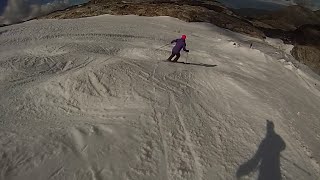 Fonna estación de esqui Glaciar Noruega Fonna ski resort Glacier Norway GOPRO [upl. by Daenis]