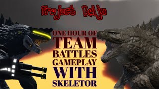 One Hour Of Team Battles Gameplay With TheTyrannic Project Kaiju 40 [upl. by Ulland]