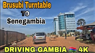 Drive Through Turntable To Senegambia  Gambias Most Famous Area and always crowded [upl. by Selestina]