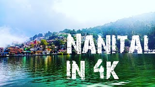 Nainital in 4K  drone shots  best places to visit in nainital  nainital in mist  lockdown 2020 [upl. by Anatollo719]