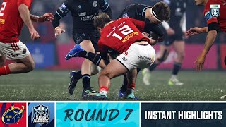 Munster v Glasgow Warriors  Instant Highlights  Round 7  URC 202324 [upl. by Kelleher]