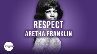 Aretha Franklin  Respect Official Karaoke Instrumental  SongJam [upl. by Abdu]