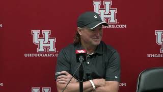 Dana Holgorsen Weekly Press Conference  Kansas [upl. by Halyahs]