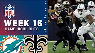 Dolphins vs Saints Week 16 Highlights  NFL 2021 [upl. by Nivk]