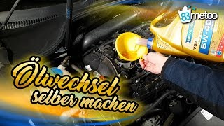 Ölwechsel selber machen  Anleitung richtig das Motoröl wechseln  VW Golf VI GTI Ravenol VST 5W40 [upl. by Aceissej]