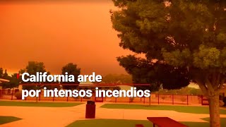 DESASTRE EN CALIFORNIA  Incendios forestales se apoderan de millones de hectáreas [upl. by Leidag]