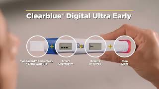 Clearblue® Digital Ultra Early Pregnancy Test gives results you can trust for United Kingdom only [upl. by Iron724]