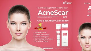 Brinton AcneScar Advanced Gel to Reduce Acne Scars amp Acne pits  acne scar remedy  acne scar [upl. by Tryck58]