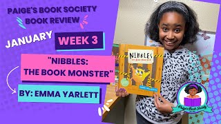 Book Review quotNibbles The Book Monsterquot by Emma Yarlett [upl. by Asselem]