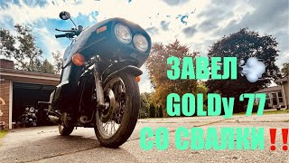 ‼️Завел Хонду Gold Wing GL1000 со свалки💨 [upl. by Redmer569]