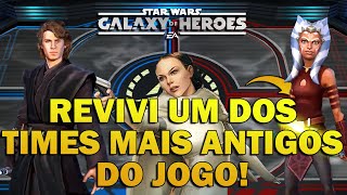 A Volta do 3v3 Usei um dos Times META de 2018 SWGOH [upl. by Tnarg]