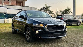 UPDATED FEATURES✅ NEW BLACK😍 2024 Skoda Slavia Style 10 TC🚀 Full Detailed Review In Hindi [upl. by Elleiram31]