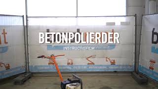 Instructiefilm Betonpolierder [upl. by Artair]