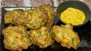 Crispy vegetable pakora recipe মচমচে ঝাল পিঠা রেসিপি॥​⁠SpiceBangla [upl. by Jany527]