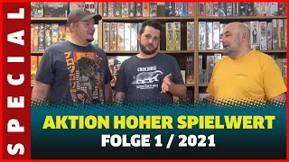 Aktion hoher Spielwert Folge 1  2021 Boardgames [upl. by Seugram]