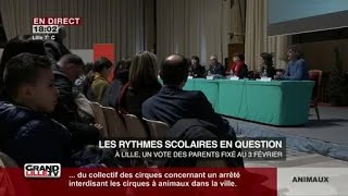 Les rythmes scolaires en question Lille [upl. by Honan]