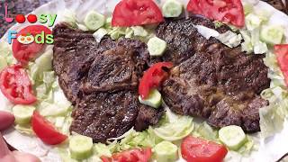 How to cook beef steak at home Perfect cheap steakBeef steak recipe [upl. by Eerual986]