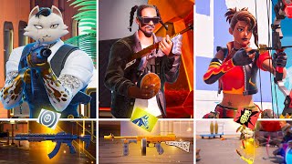 All Fortnite Chapter 2 Remix Bosses Mythics amp Vault Locations Snoop Dogg Meowdas Dynamo TNTina [upl. by Fattal]