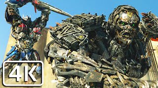 Transformers Age of Extinction  Optimus Prime kills Lockdown 4K [upl. by Dempsey53]