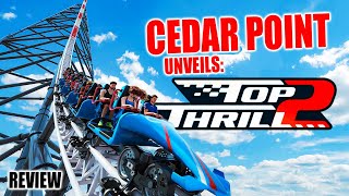 TOP THRILL 2 REVIEW Zamperla Goes AllIn on Cedar Points 120mph Coaster [upl. by Annohsak568]