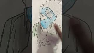 KAKASHI HATAKEShading vs Colouringkakashi [upl. by Enirtak]