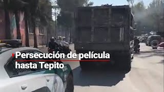 IMPACTANTE  Una persecución en tiempo real en calles de la CDMX [upl. by Tudela]