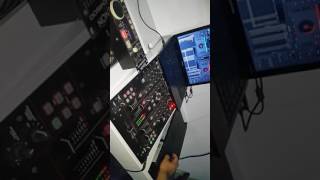 Probando el denon 4500 en modo timecode con virtual dj y la interface es el mesclador american audio [upl. by Burnard]