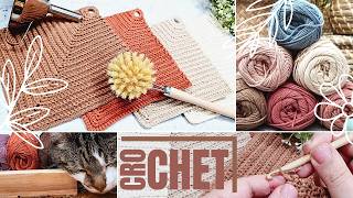 ✨CROCHET ÉCONOMIQUE ET ÉCOLOGIQUEMENT RESPONBABLE 💗 TUTO SATISFAISANT✨ 𝐌𝐚𝐦𝐢𝐞𝐂𝐫𝐨𝐜𝐡𝐞𝐭 [upl. by Norvan]