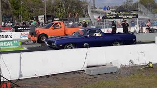 Ford Ranchro Vs Ford Lightning at Orlando Speed World [upl. by Shere865]