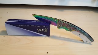 Herbertz einhand Rainbow Messer Review [upl. by Ellie]