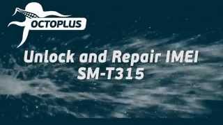 Samsung SMT315 Unlock and Repair IMEI with Octoplus Box [upl. by Zolly]