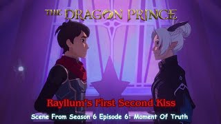 The Dragon Prince Season 6 Official Clip quot Rayllums First Second Kissquot Scene [upl. by Mal204]