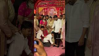 Cm Revanth reddy at Malla reddy grand daughter wedding revanthreddy mallareddy youtubeshorts yt [upl. by Aleuqahs116]