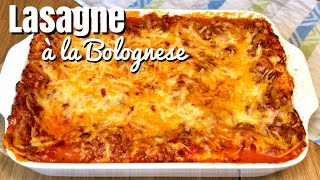 Lasagne Bolognese mit Bechamelsauce [upl. by Ekeiram]