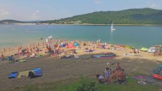 Plaże nad Jeziorem Solińskim  Polańczyk  Solina [upl. by Deuno]