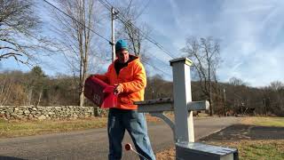 Goodale Farm Replacing mailbox with a rural 2 [upl. by Burrow]