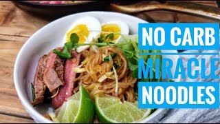 How to cook with NO CARB Miracle Noodles [upl. by Helsa]