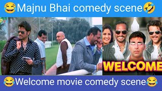 ‼️😂Majnu Bhai comedy scene 😂‼️ Welcome movie ke funny scenes Anil Kapoor Nana Patekar Akshay Kumar [upl. by Ramyaj73]