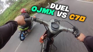 CORNERING battel C70 VS OJMX [upl. by Hayn156]