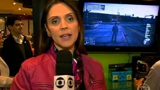 GTA V no Jornal da Globo  2009 [upl. by Celestia927]