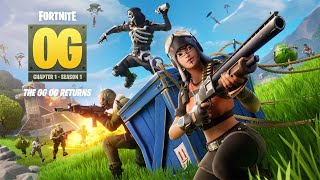 🔴 LIVE  OG FORTNITE IS HERE Chapter 1 Season 1 [upl. by Neyuh857]