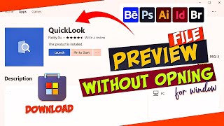 Preview Files Without Opening Them  QuickLook App Review amp Tutorial [upl. by Ryley]