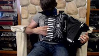 OTTACUBI48BKINV  Black Inverted Ottavianelli Cub I Piano Accordion LMM 26 48 2999 [upl. by Nylisoj]