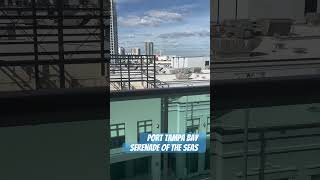 Serenade of the seas docked at Port Tampa Bay ship balcony royalcaribbean tampa [upl. by Carmelita627]