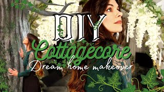 My DIY enchanted cottagecore home makeover 🌲🌲 [upl. by Odie]