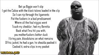 The Notorious BIG  Warning Lyrics [upl. by Ahsetel972]