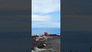 La Palma after the eruption  lava field on the coastal road canary lapalma volcano [upl. by Ciardap]