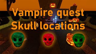 Vampire quest Skull locations  Refinery caves 2 [upl. by Watt806]