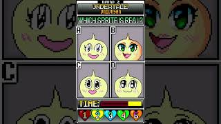 Which Sprite Is REAL Undertale Edition shorts [upl. by Enitsed]